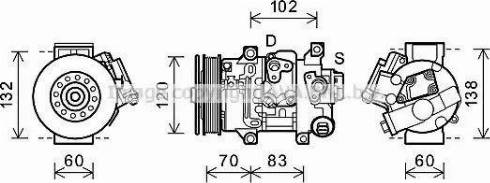 Ava Quality Cooling TOK627 - Kompresor, klima-Uređaj www.molydon.hr