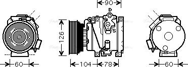 Ava Quality Cooling TO K449 - Kompresor, klima-Uređaj www.molydon.hr