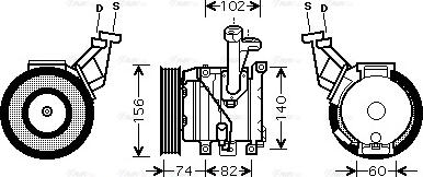 Ava Quality Cooling TO K440 - Kompresor, klima-Uređaj www.molydon.hr