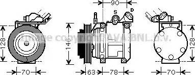 Ava Quality Cooling TO K442 - Kompresor, klima-Uređaj www.molydon.hr