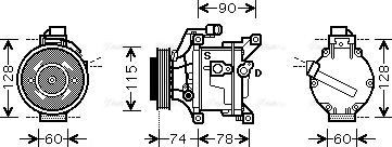 Ava Quality Cooling TO K450 - Kompresor, klima-Uređaj www.molydon.hr