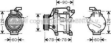 Ava Quality Cooling TO K468 - Kompresor, klima-Uređaj www.molydon.hr