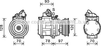 Ava Quality Cooling TOK619 - Kompresor, klima-Uređaj www.molydon.hr