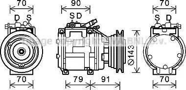 Ava Quality Cooling TOK686 - Kompresor, klima-Uređaj www.molydon.hr