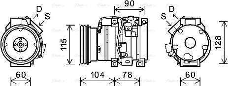 Ava Quality Cooling TOK634 - Kompresor, klima-Uređaj www.molydon.hr