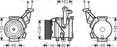 Ava Quality Cooling TOK635 - Kompresor, klima-Uređaj www.molydon.hr