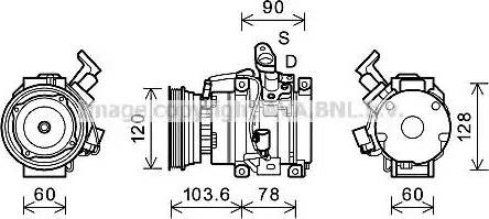 Ava Quality Cooling TOK631 - Kompresor, klima-Uređaj www.molydon.hr