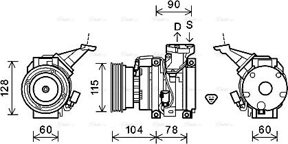 Ava Quality Cooling TOK633 - Kompresor, klima-Uređaj www.molydon.hr