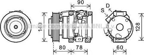 Ava Quality Cooling TOK620 - Kompresor, klima-Uređaj www.molydon.hr