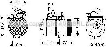 Ava Quality Cooling TO K388 - Kompresor, klima-Uređaj www.molydon.hr