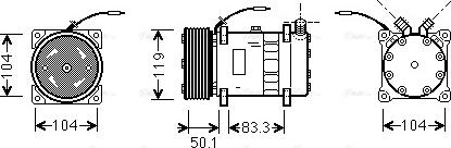 Ava Quality Cooling UVAK051 - Kompresor, klima-Uređaj www.molydon.hr