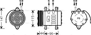 Ava Quality Cooling UVAK069 - Kompresor, klima-Uređaj www.molydon.hr