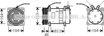 Ava Quality Cooling UVK074 - Kompresor, klima-Uređaj www.molydon.hr