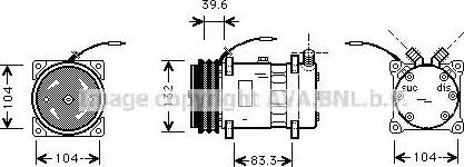 Ava Quality Cooling UVK111 - Kompresor, klima-Uređaj www.molydon.hr