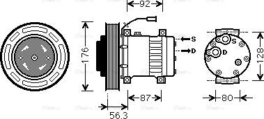 Ava Quality Cooling VLAK053 - Kompresor, klima-Uređaj www.molydon.hr