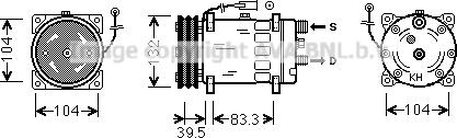 Ava Quality Cooling VLK080 - Kompresor, klima-Uređaj www.molydon.hr