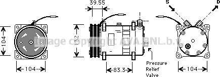 Ava Quality Cooling VLK038 - Kompresor, klima-Uređaj www.molydon.hr