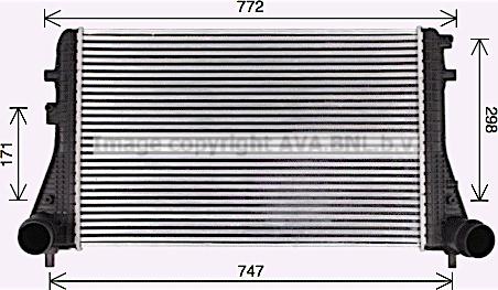 Ava Quality Cooling VN4413 - Intercooler, hladnjak www.molydon.hr