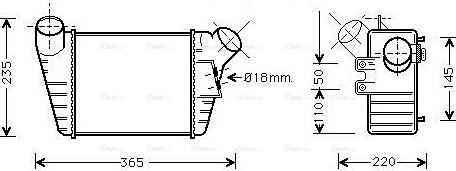 Ava Quality Cooling VN4182 - Intercooler, hladnjak www.molydon.hr