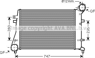 Ava Quality Cooling VN4268 - Intercooler, hladnjak www.molydon.hr