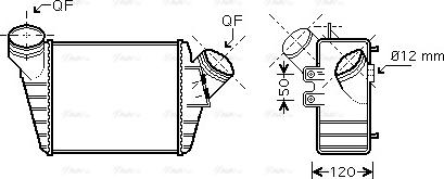 Ava Quality Cooling VN4219 - Intercooler, hladnjak www.molydon.hr