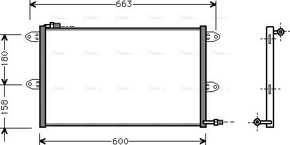 Ava Quality Cooling VN5144 - Kondenzator, klima-Uređaj www.molydon.hr