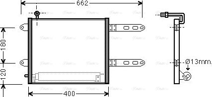 Ava Quality Cooling VN5178D - Kondenzator, klima-Uređaj www.molydon.hr