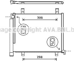 Ava Quality Cooling VN5327D - Kondenzator, klima-Uređaj www.molydon.hr