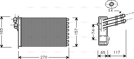 Ava Quality Cooling VN6175 - Izmjenjivač topline, grijanje unutrasnjeg prostora www.molydon.hr