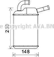 Ava Quality Cooling VN6355 - Izmjenjivač topline, grijanje unutrasnjeg prostora www.molydon.hr