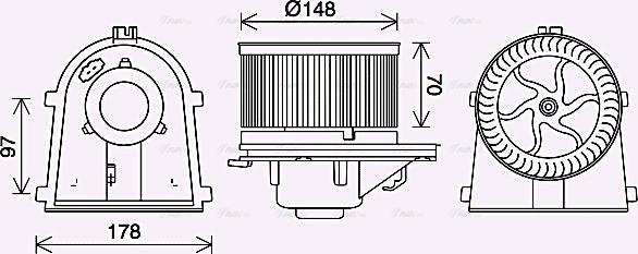 Ava Quality Cooling VN8408 - Ventilator kabine/unutrasnjeg prostora www.molydon.hr