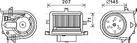 Ava Quality Cooling VN8350 - Ventilator kabine/unutrasnjeg prostora www.molydon.hr