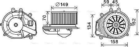 Ava Quality Cooling VN8353 - Ventilator kabine/unutrasnjeg prostora www.molydon.hr