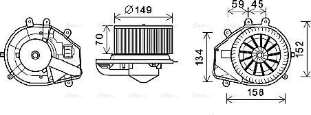 Ava Quality Cooling VN8352 - Ventilator kabine/unutrasnjeg prostora www.molydon.hr