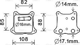 Ava Quality Cooling VN3391 - Uljni hladnjak, ulje za motor www.molydon.hr