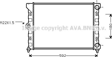 Ava Quality Cooling VNA2099 - Hladnjak, hladjenje motora www.molydon.hr