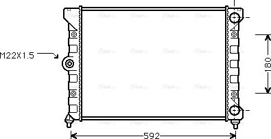 Ava Quality Cooling VN2099 - Hladnjak, hladjenje motora www.molydon.hr