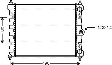 Ava Quality Cooling VN2092 - Hladnjak, hladjenje motora www.molydon.hr