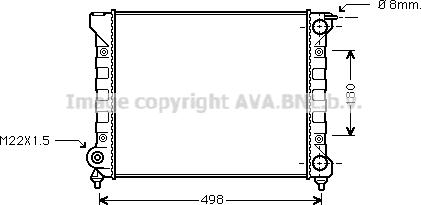 Ava Quality Cooling VN2040 - Hladnjak, hladjenje motora www.molydon.hr