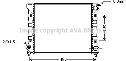 Ava Quality Cooling VN2047 - Hladnjak, hladjenje motora www.molydon.hr