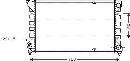 Ava Quality Cooling VN2066 - Hladnjak, hladjenje motora www.molydon.hr