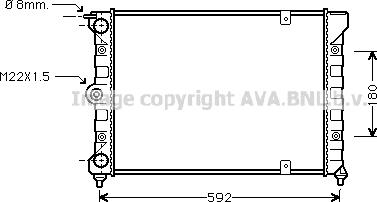 Ava Quality Cooling VN2084 - Hladnjak, hladjenje motora www.molydon.hr