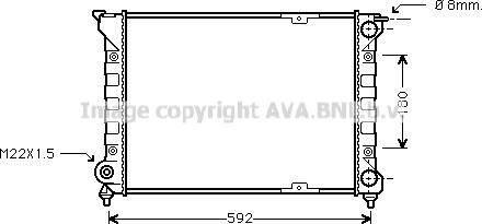 Ava Quality Cooling VN2085 - Hladnjak, hladjenje motora www.molydon.hr