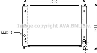 Ava Quality Cooling VN2034 - Hladnjak, hladjenje motora www.molydon.hr