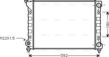 Ava Quality Cooling VN2071 - Hladnjak, hladjenje motora www.molydon.hr