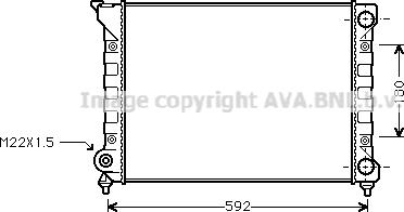 Ava Quality Cooling VNA2071 - Hladnjak, hladjenje motora www.molydon.hr