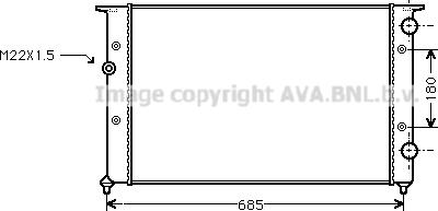 Ava Quality Cooling VN2102 - Hladnjak, hladjenje motora www.molydon.hr