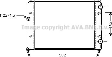 Ava Quality Cooling VN2119 - Hladnjak, hladjenje motora www.molydon.hr