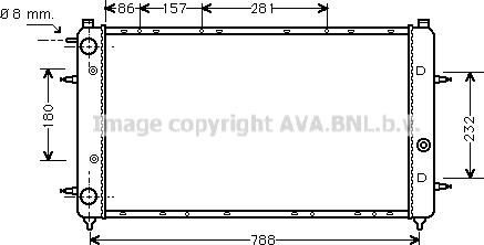 Ava Quality Cooling VN2114 - Hladnjak, hladjenje motora www.molydon.hr