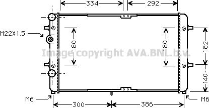 Ava Quality Cooling VN2180 - Hladnjak, hladjenje motora www.molydon.hr